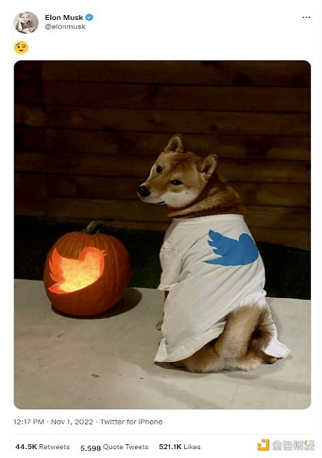 马斯克将推特Logo改为狗狗币表情 意欲何为？