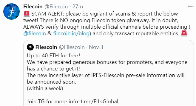 Scam Warning Issued By Filecoin: No Activity On Token Futures
