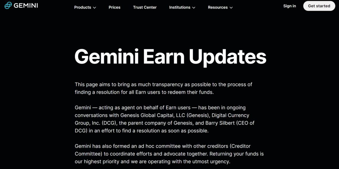 交易所Gemini上线9亿美元追债进度表 设委员会紧盯Genesis、DCG