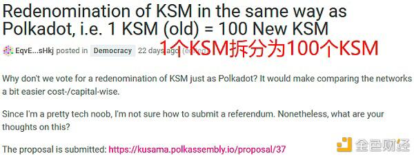 Kusama“拆分100倍议案”复盘 一开始就已注定失败？
