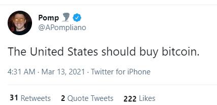 Morgan Creek Founder: US Must Buy Bitcoin