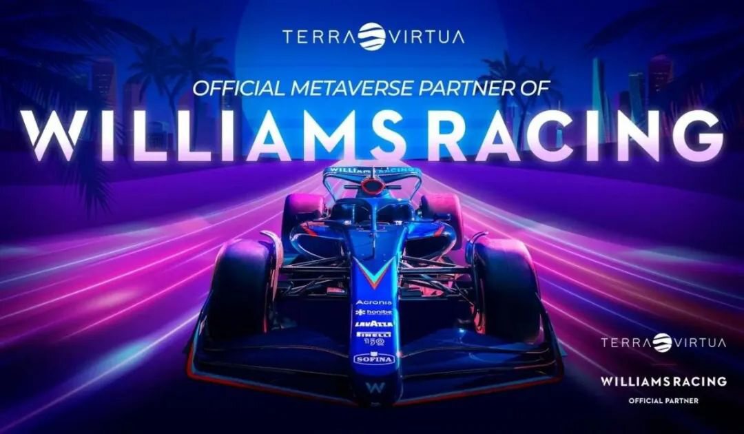 Terra Virtua 已正式成为威廉姆斯车队的官方元宇宙合作伙伴