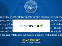 美国司法部破获Bitfinex比特币窃案！成功追回36 亿美元BTC
