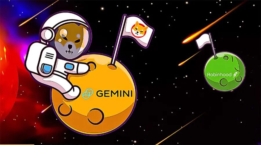 Gemini增加对柴犬币支持，投资者瞄准Robinhood为下一个目标