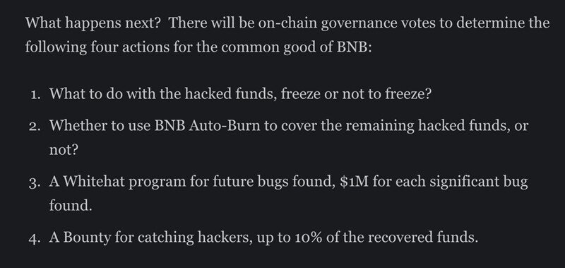 BNBChain将发链上投票决定是否冻结赃款！币安烧毁超1亿美元BUSD