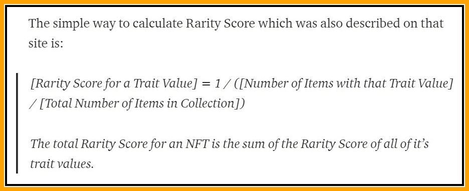 如何更合理地评估NFT的稀有度(Rarity)？