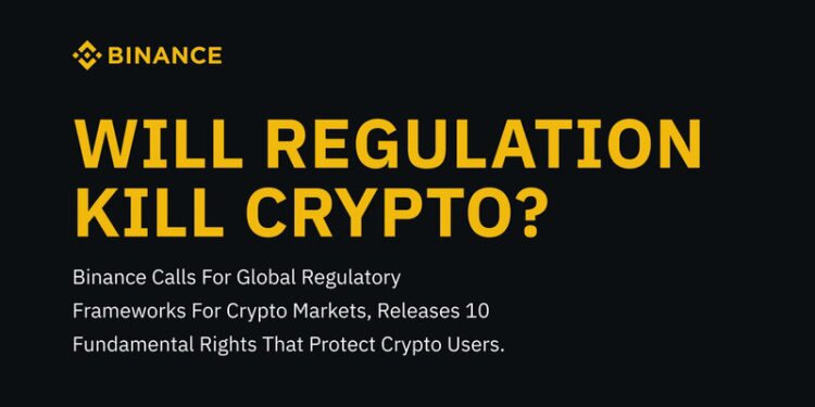 币安发表加密货币用户10项基本权利 敦促建立全球市场监管框架