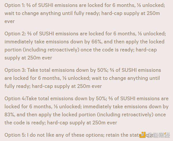 SushiSwap社区发起提案拟减少SUSHI代币供应
