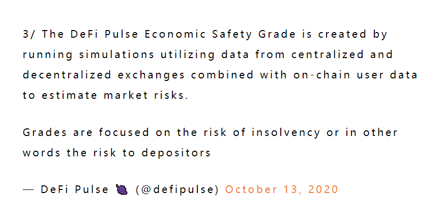 DeFi Pulse推出风险评估工具