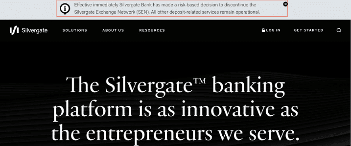 Silvergate暂停全部存提网络 Circle声明：USDC储备已转其他银行