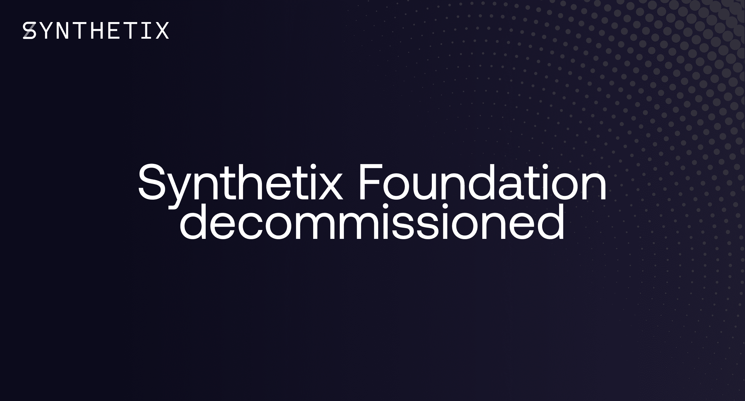 Synthetix撤销基金会，将用DAO组织共同管理1.5亿美元资产