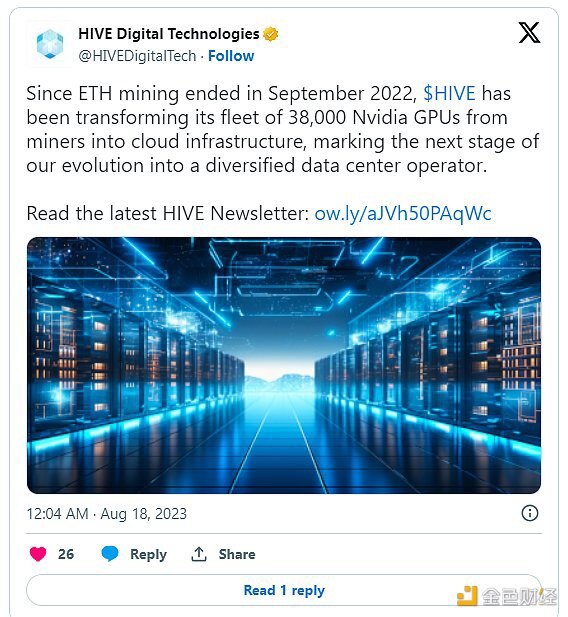 Hive Digital CEO：区块链和AI可以互惠互利