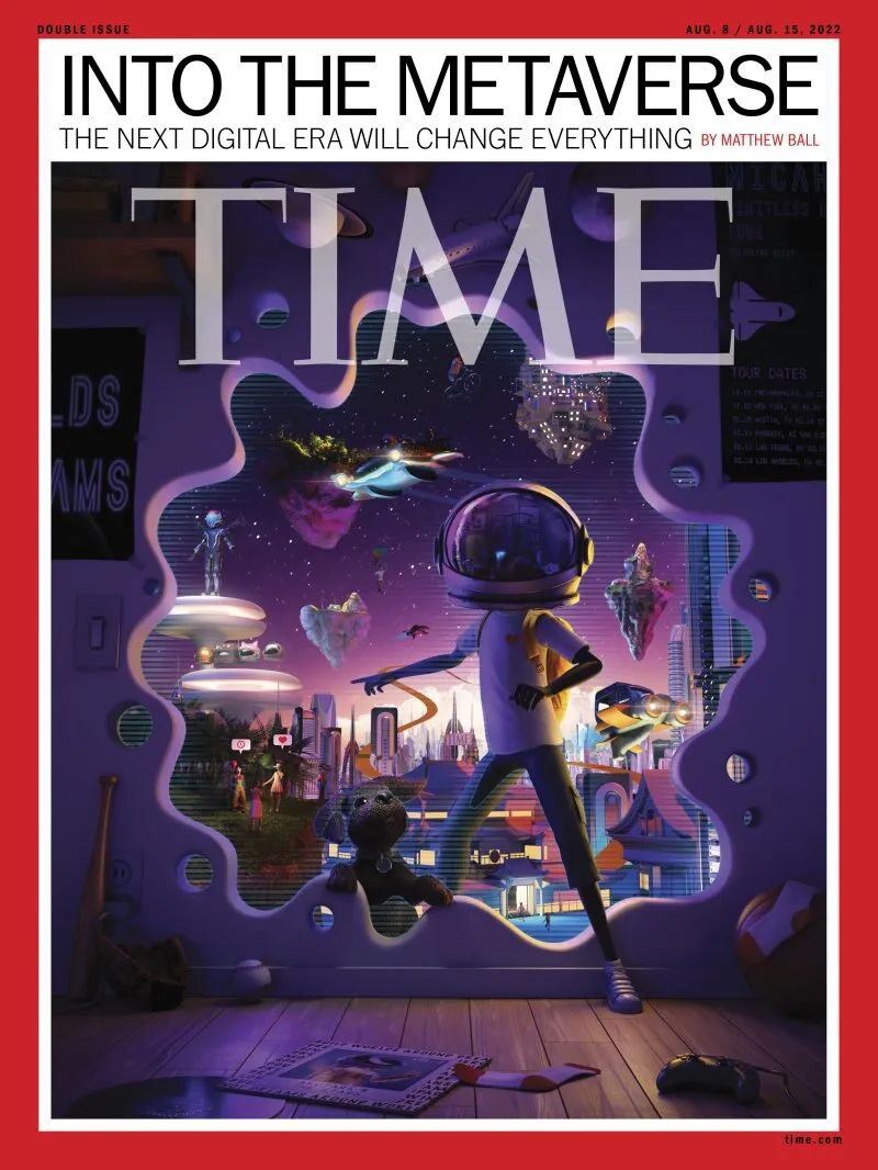 元宇宙登上《时代》封面！元宇宙将如何塑造我们的未来？