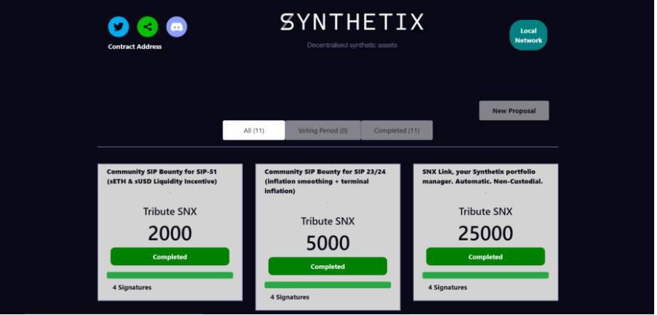 Synthetix的社区治理