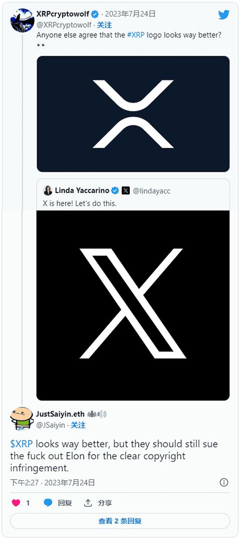 埃隆•马斯克 (Elon Musk) 的新 Twitter 徽标激发了 XRP 社区的热情