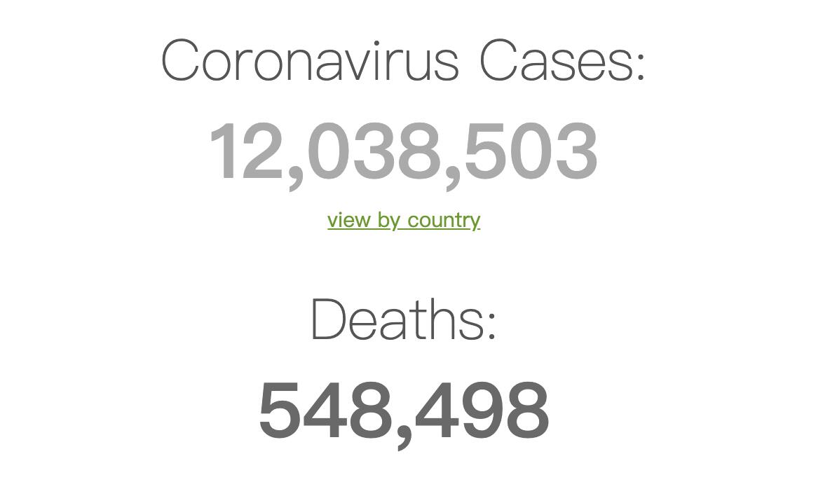 Worldwide confirmed more than 12 million new cases of pneumonia.