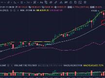 单日最高跌幅接近25%，日线boll中轨起到支撑作用