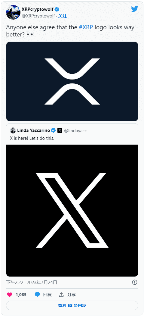 埃隆•马斯克 (Elon Musk) 的新 Twitter 徽标激发了 XRP 社区的热情