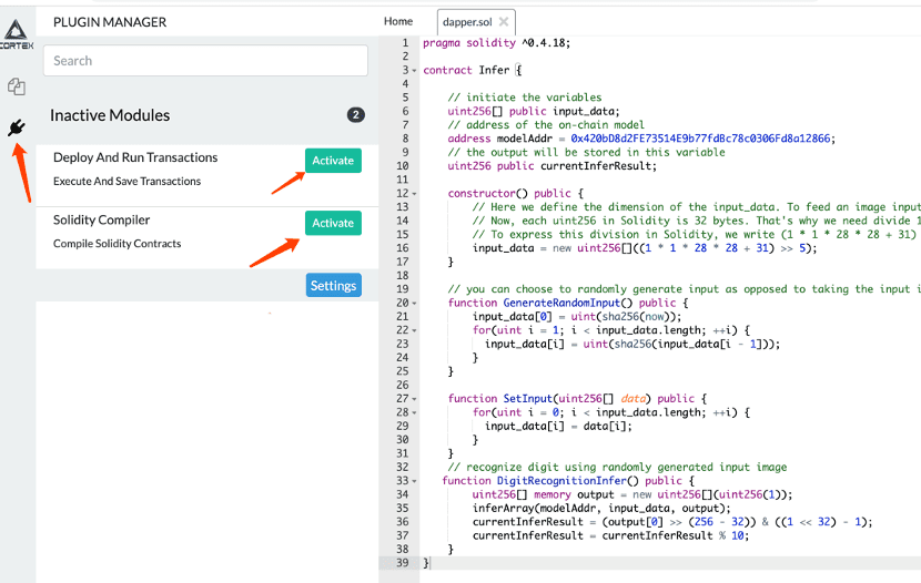 Cortex链上的 “Hello World”AI DApp编写，编译，部署和执行