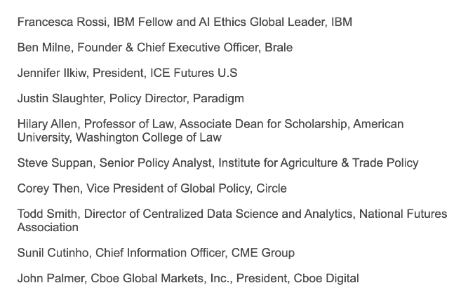 CFTC成立新技术委员会！币圈势力Circle、Paradigm、Ava Labs参与