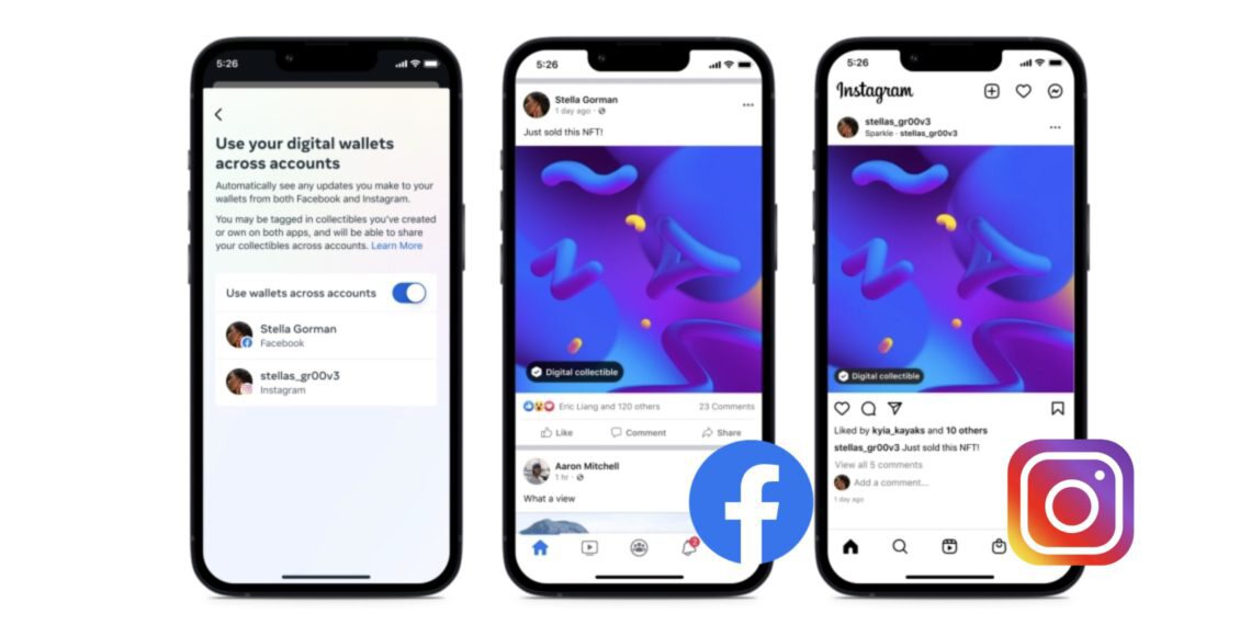 Meta宣布已支持同步于Facebook和Instagram分享NFT贴文