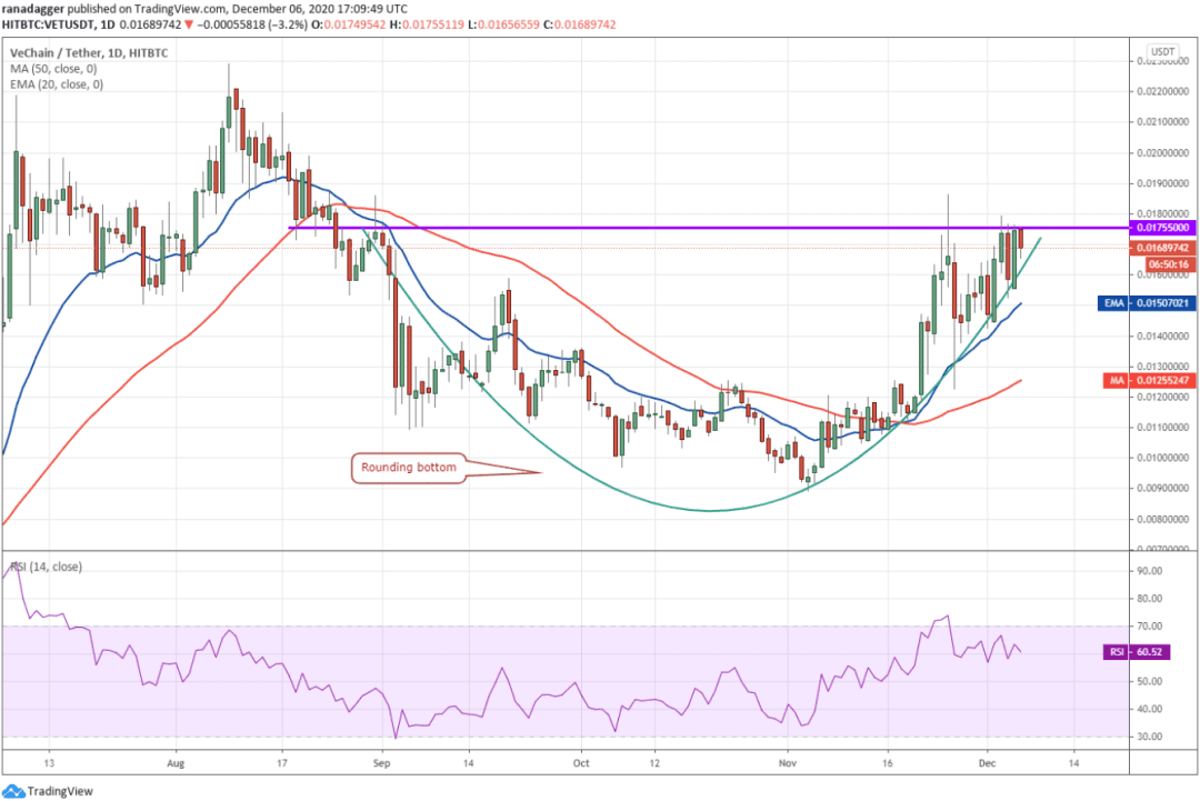 本周值得关注的5大加密货币：BTC、ETH、XMR、VET、AAVE