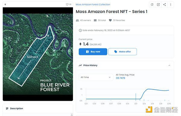 为拯救亚马逊雨林 环保NFT不到一个小时竟被抢购一空