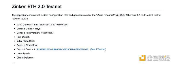 以太坊Zinken测试网将于8小时后启动