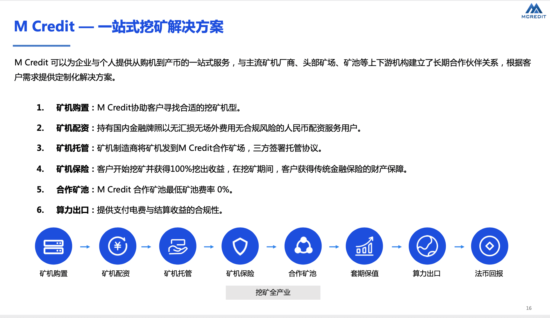 Ｍ Credit CMO史迪芬：挖矿是获得比特币的最好方式，可持续经营性挖矿优于买币