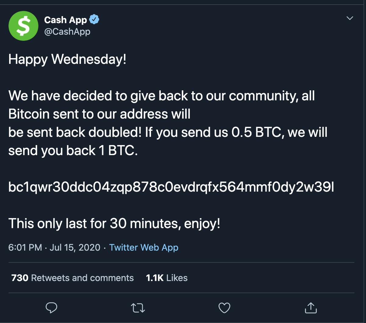 Hackers Who Attacked Famous Tweets Posted New Bitcoin Addresses After Coinbase Blocked Payments