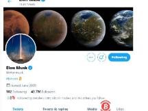 马斯克推特简介改为 “bitcoin”，比特币站上37000美元