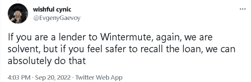 做市商Wintermute遭黑客攻击面临1.6亿美元损失  承认“人为错误”但不会裁员