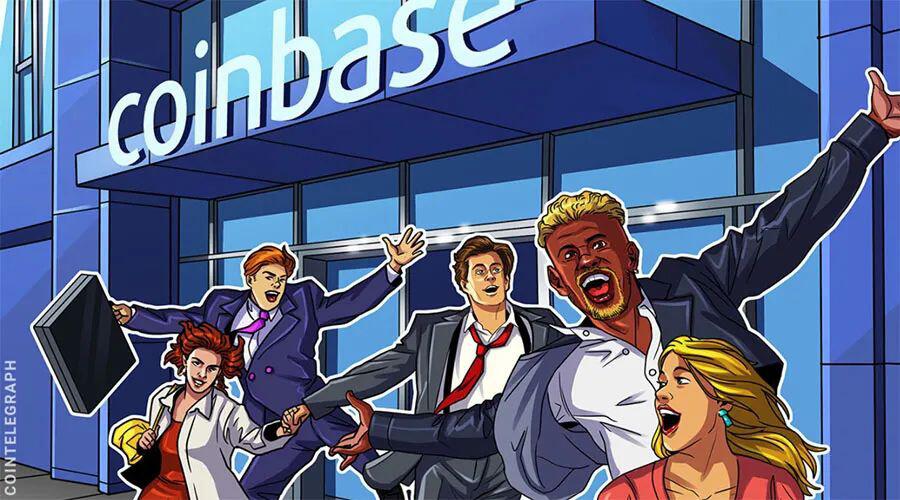 Coinbase股票在私人拍卖中创下高价，使其估值接近1000亿美元