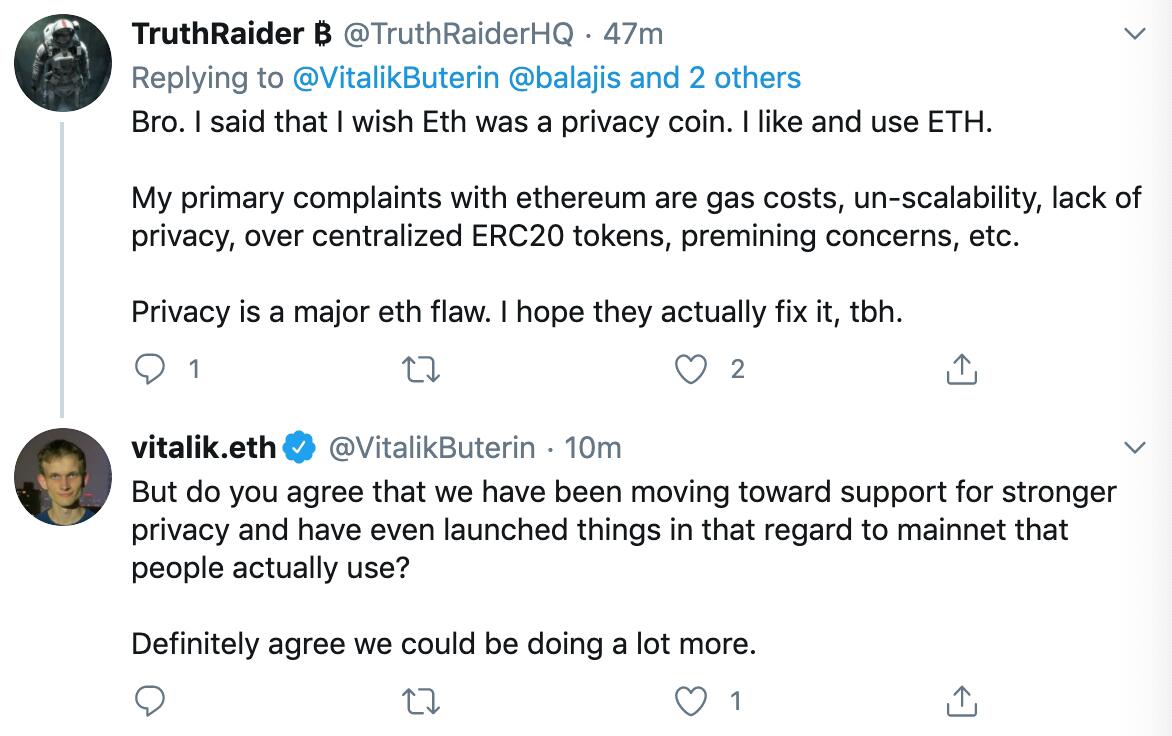 Buterin: Ethereum is working hard to strengthen self-defense. The main network has improved