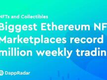 最大的以太坊NFT市场创下了270万美元的周交易量记录