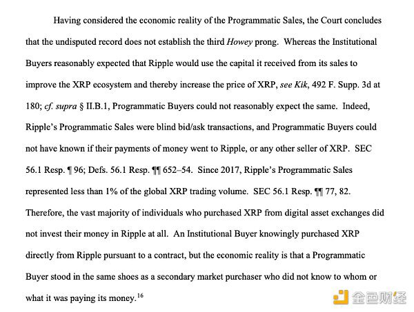3分钟速览“SEC诉Ripple”判决书：XRP到底是不是证券？