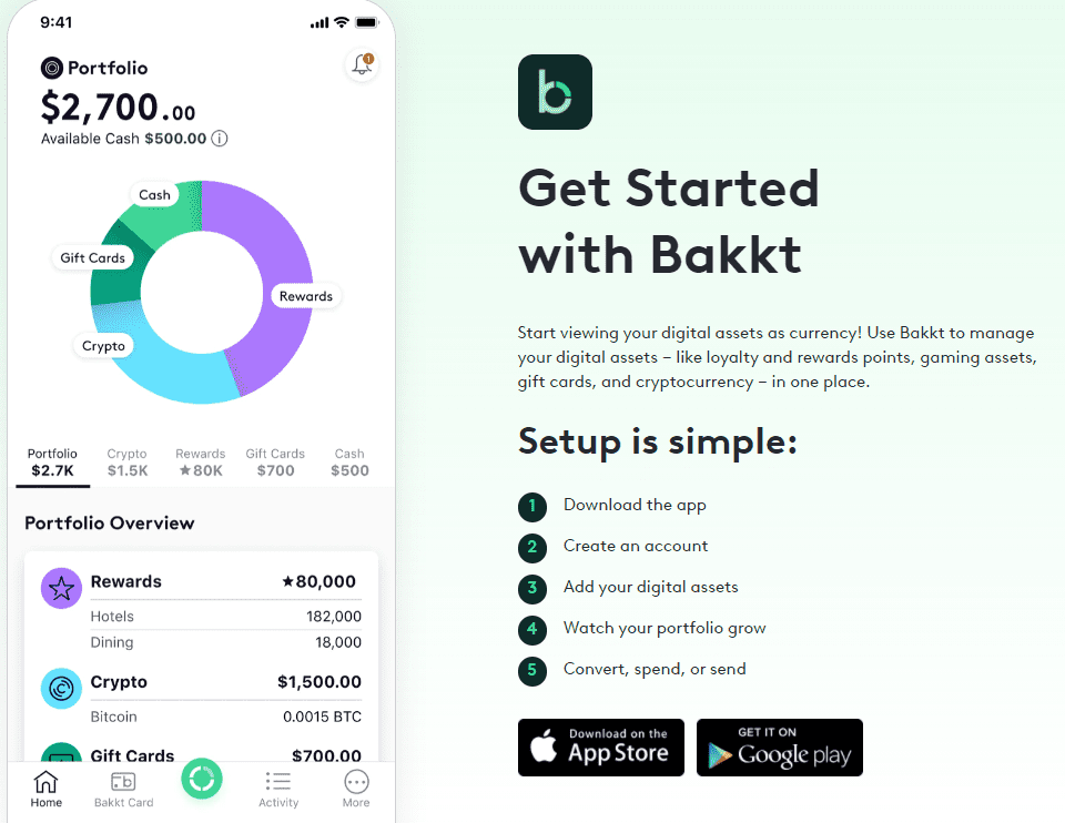 Bakkt推出专有APP，接受比特币支付，用户还可管理“积分、礼品卡”等数字资产