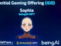 Sophia AI机器人将在币安市场发行智能NFT：Sophia beingAI(IGO)