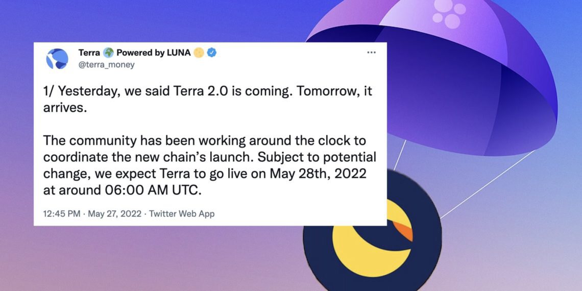 Terra2.0新链明下午2点上线！官方：第一个区块空投LUNA