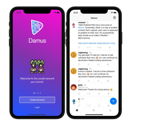 “推特杀手”——Damus已从中国大陆App Store商店下架