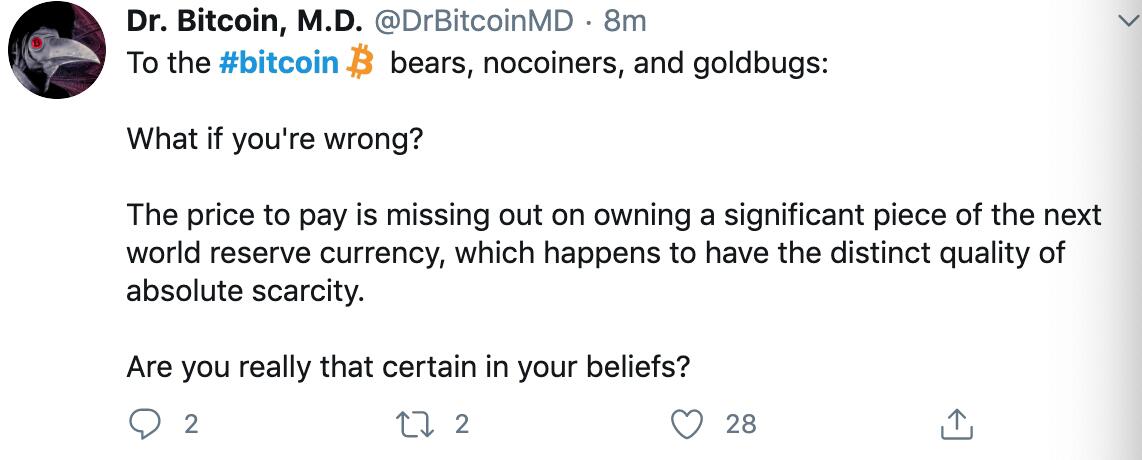 加密货币分析师：现在不入场可能会错过拥有下一个世界储备货币的机会