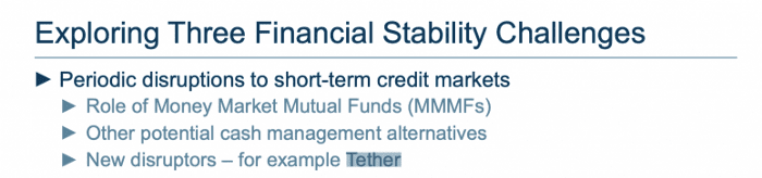 美联储官员称Tether是金融稳定的挑战  Tether会冲击加密市场吗？