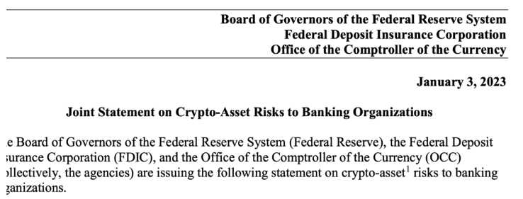 美国银行监管开绿灯：合法就不禁止、不劝阻服务加密货币客户