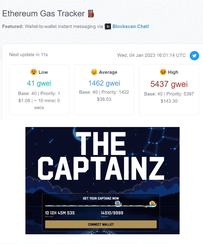 9GAG继推出NFT Memeland后再推Captainz！引爆Gas和抢白名单热潮