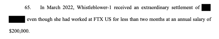 FTX 指控前高管使用“封口费”压制举报人