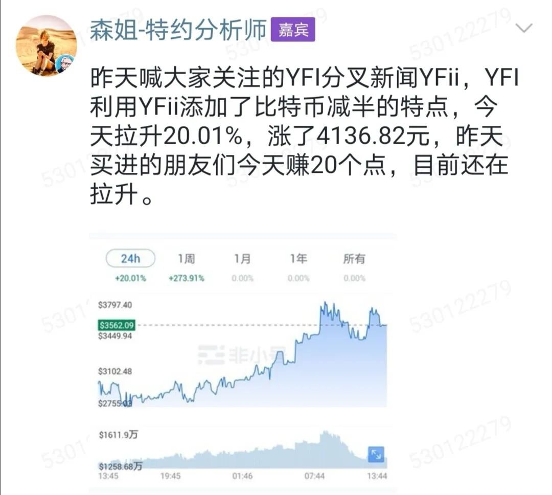 YFII亮瞎眼的操作，挖矿年化收益2000%，还敢跟吗?