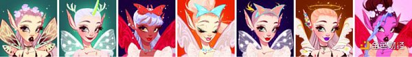 迪士尼艺术家全球独家首发「Fairyspell精灵女孩」数字头像