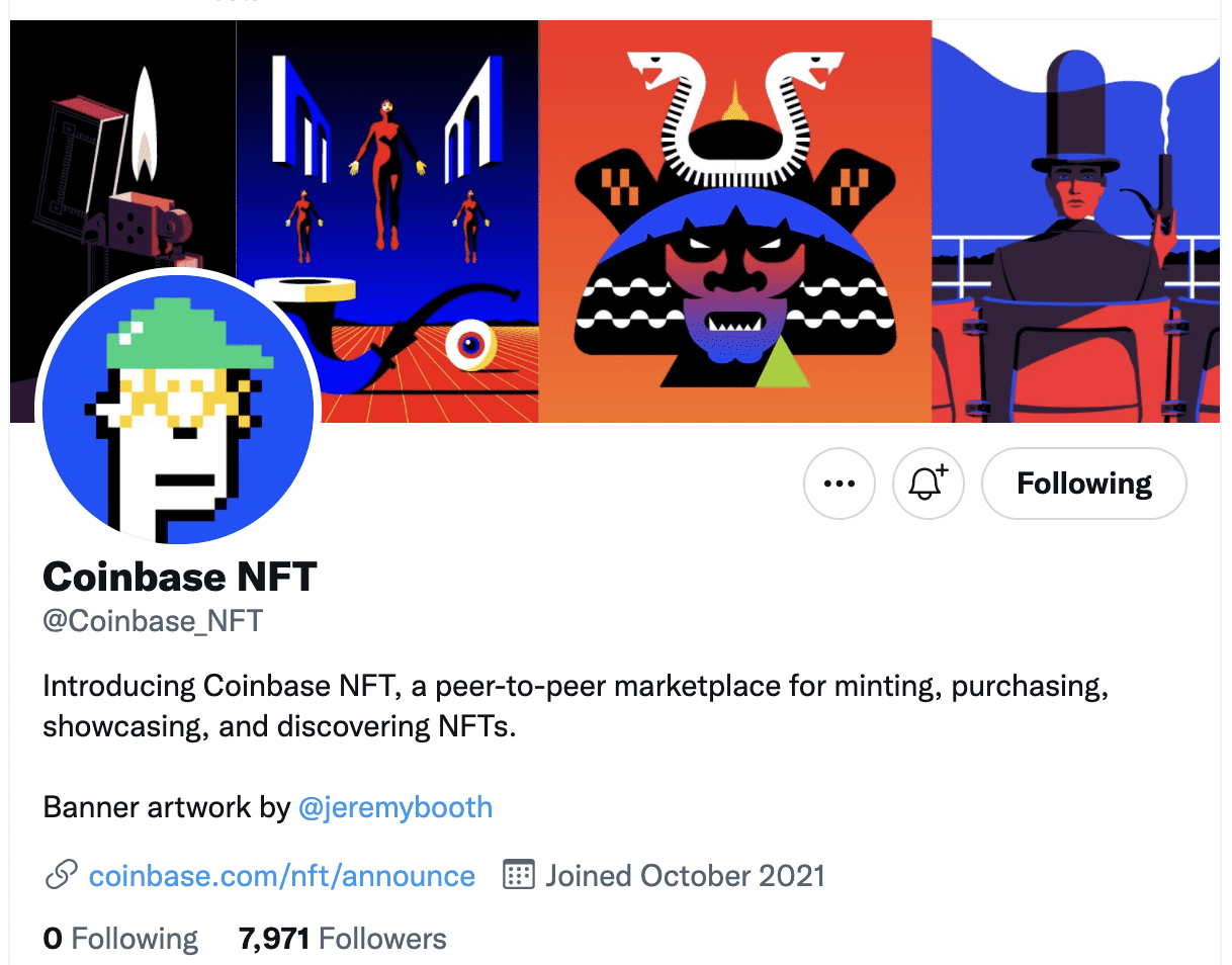 Coinbase NFT平台上线前 了解一下其团队成员的NFT项目？