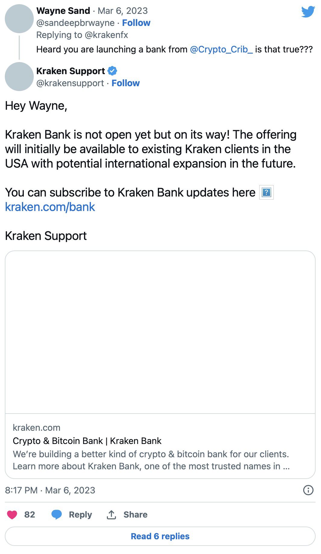 尽管受到监管审查，Kraken仍将成立一家新银行