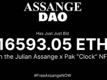 AssangeDAO标得艺术家Pak Clock NFT！金额高达16593ETH